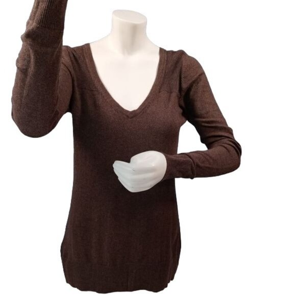 EDDIE BAUER WOMENS SMALL BROWN SWEATER - Picture 1 of 15